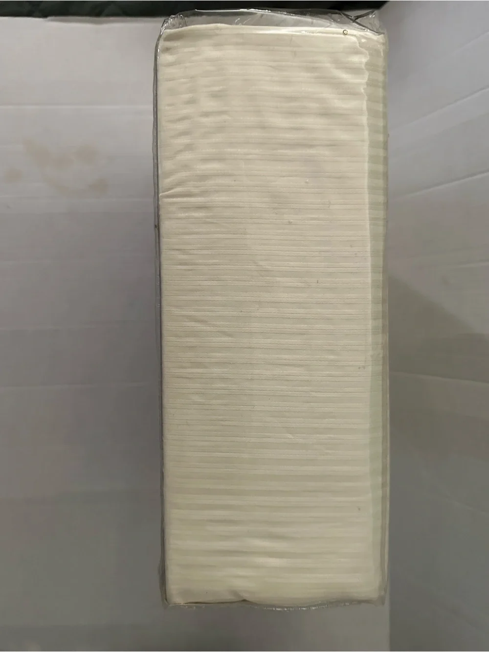 Northern Nights Full Sheet Set Natural Ivory Stripe New Sealed Bedding Cotton